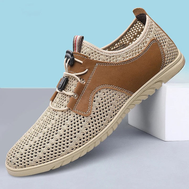 Woven Mesh Derby Shoes