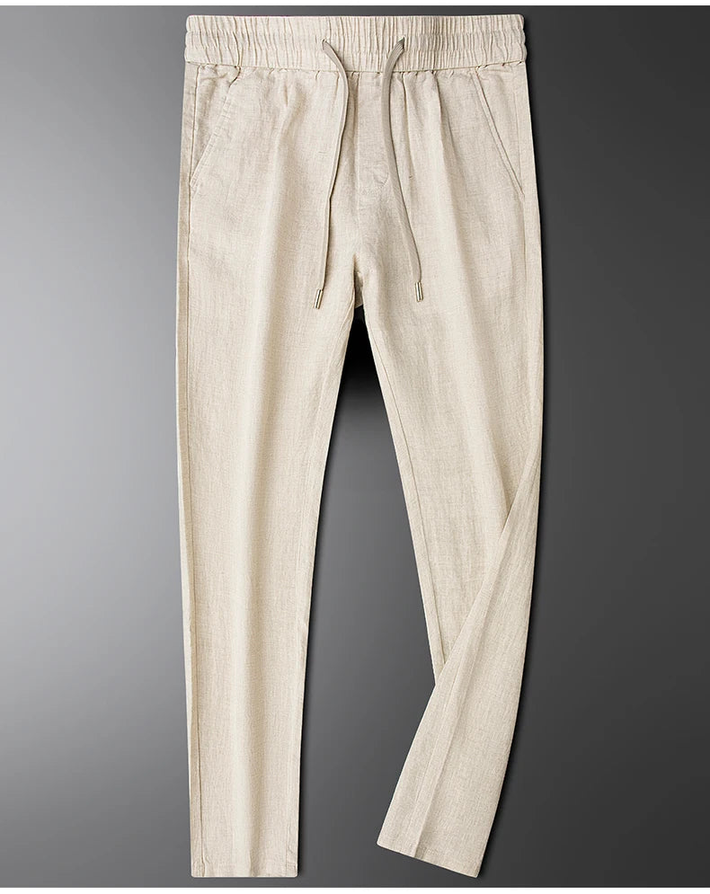 Natural Weave Linen Pants