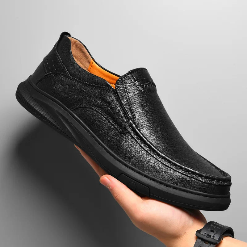 Classic Urban Leather Loafers