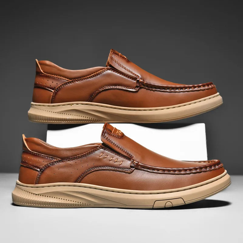 Classic Urban Leather Loafers